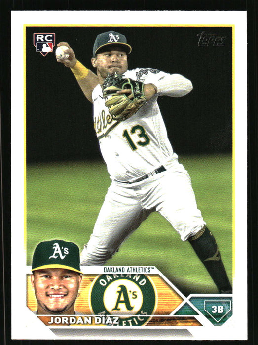 Jordan Diaz 2023 Topps Series 2 Front of Card