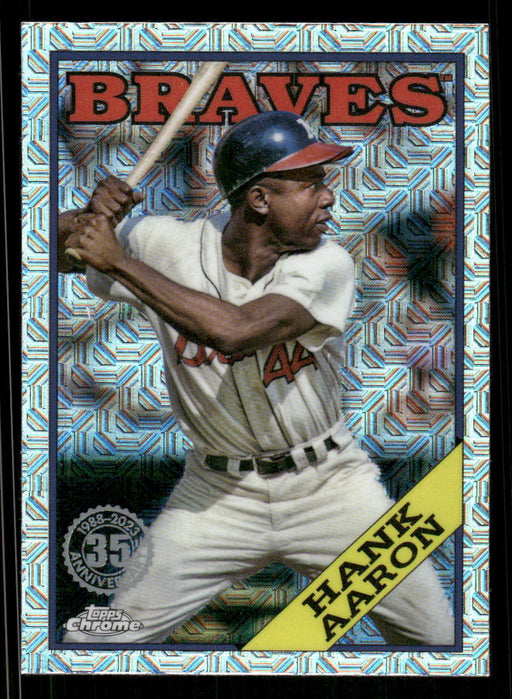 Hank Aaron 2023 Topps Series 2 Front of Card