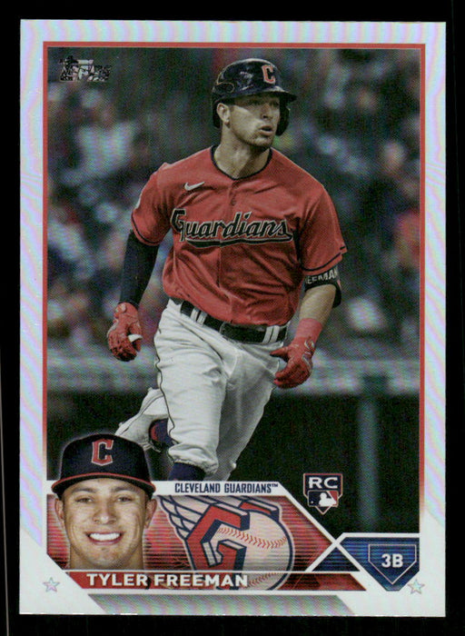 Tyler Freeman 2023 Topps Series 2 Front of Card