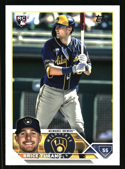 Brice Turang 2023 Topps Series 2 Front of Card