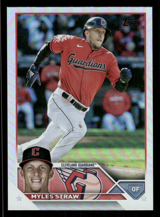 Myles Straw 2023 Topps Series 2 Front of Card