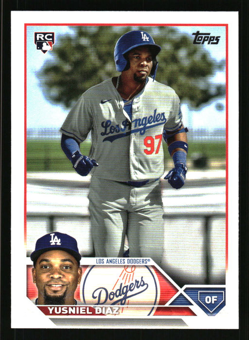 Yusniel Diaz 2023 Topps Series 2 Front of Card