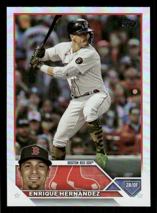 Enrique Hernandez 2023 Topps Series 2 Front of Card