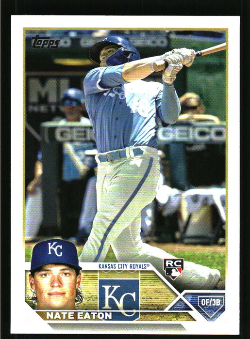 Nate Eaton 2023 Topps Series 2 Front of Card