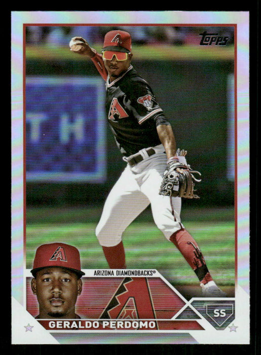 Geraldo Perdomo 2023 Topps Series 2 Front of Card