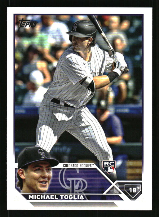 Michael Toglia 2023 Topps Series 2 Front of Card