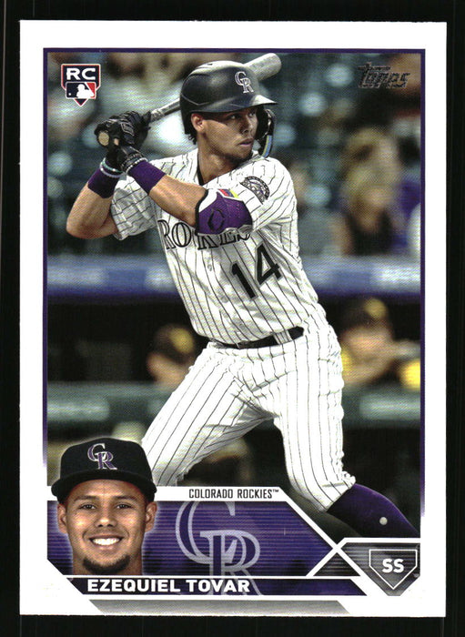 Ezequiel Tovar 2023 Topps Series 2 Front of Card