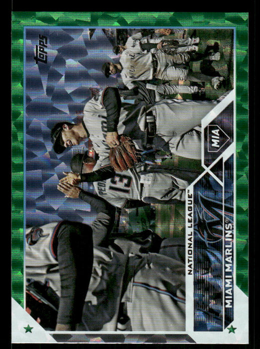 Miami Marlins 2023 Topps Series 2 Front of Card