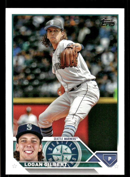 Logan Gilbert 2023 Topps Series 2 Front of Card