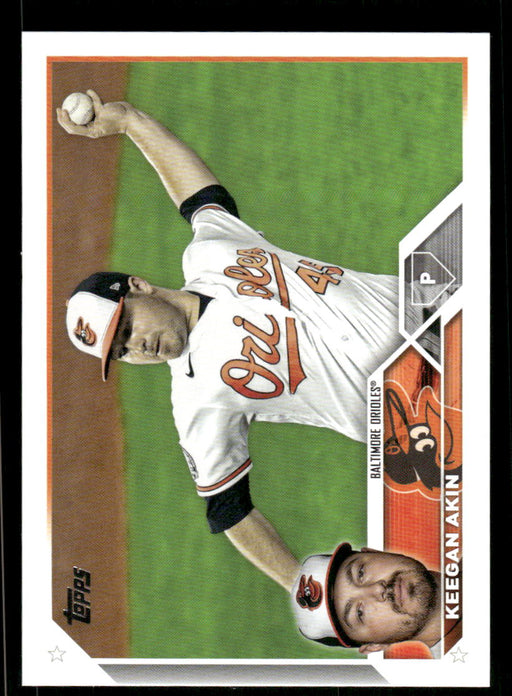 Keegan Akin 2023 Topps Series 2 Front of Card