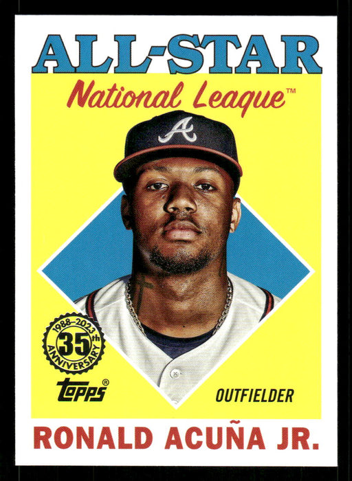 Ronald Acuna Jr. 2023 Topps Series 2 Front of Card