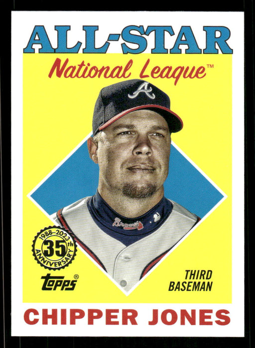 Chipper Jones 2023 Topps Series 2 Front of Card