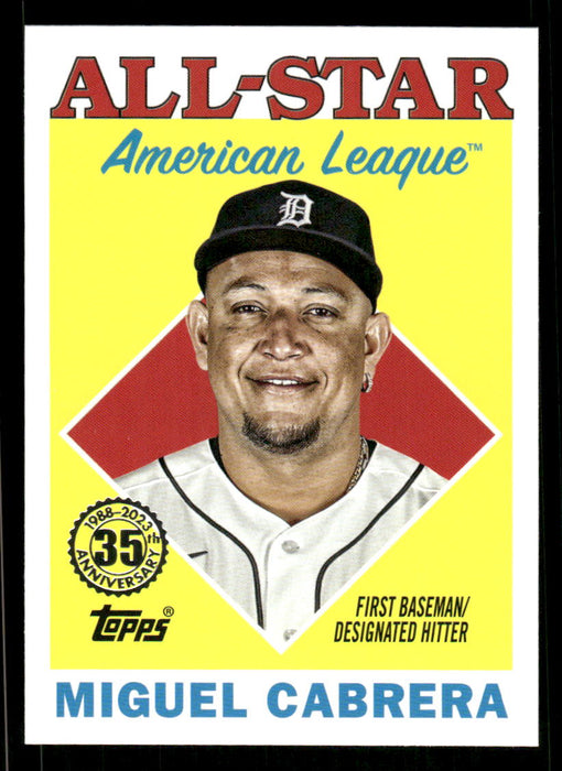 Miguel Cabrera 2023 Topps Series 2 Front of Card