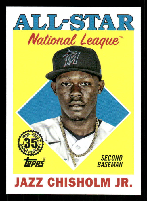 Jazz Chisholm Jr. 2023 Topps Series 2 Front of Card