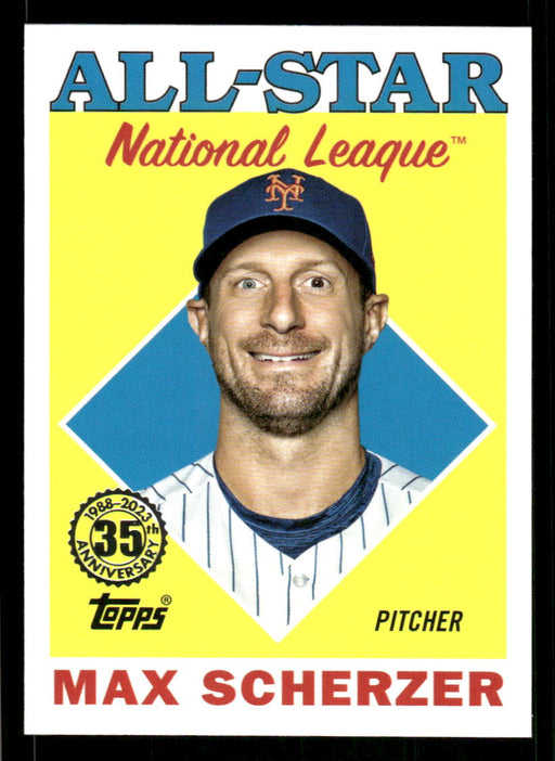 Max Scherzer 2023 Topps Series 2 Front of Card