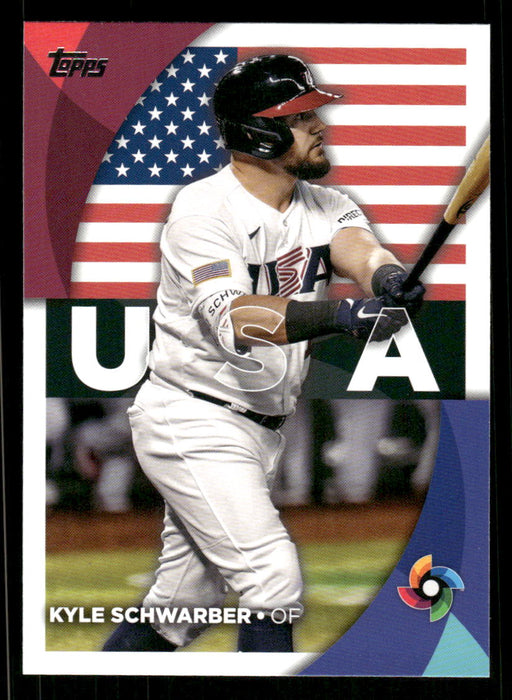 Kyle Schwarber 2023 Topps Series 2 Front of Card