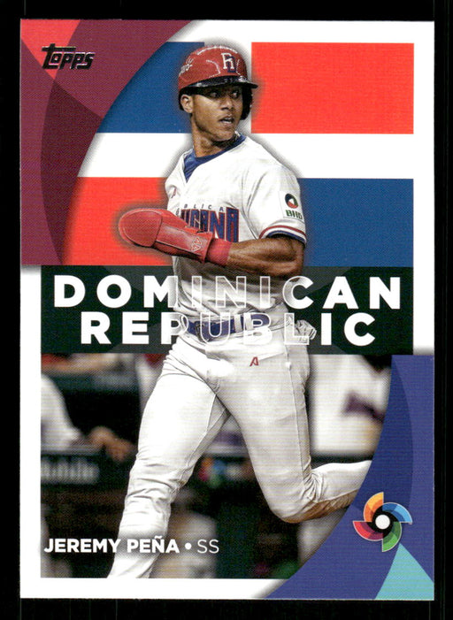 Jeremy Pena 2023 Topps Series 2 Front of Card