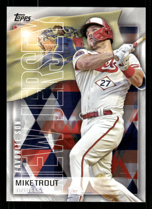 Mike Trout 2023 Topps Series 2 Front of Card