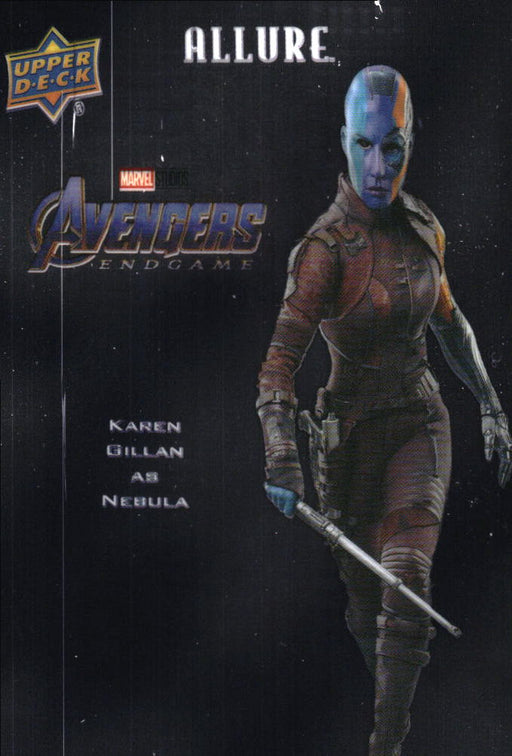 Karen Gillan as Nebula 2022 Upper Deck Marvel Allure Front of Card