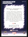 Scarlett Johansson as Black Widow 2022 Upper Deck Marvel Allure Back of Card