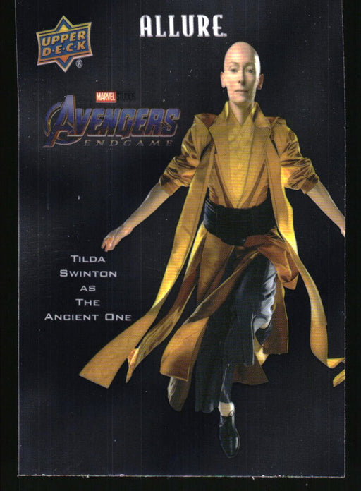 Tilda Swinton as The Ancient One 2022 Upper Deck Marvel Allure Front of Card