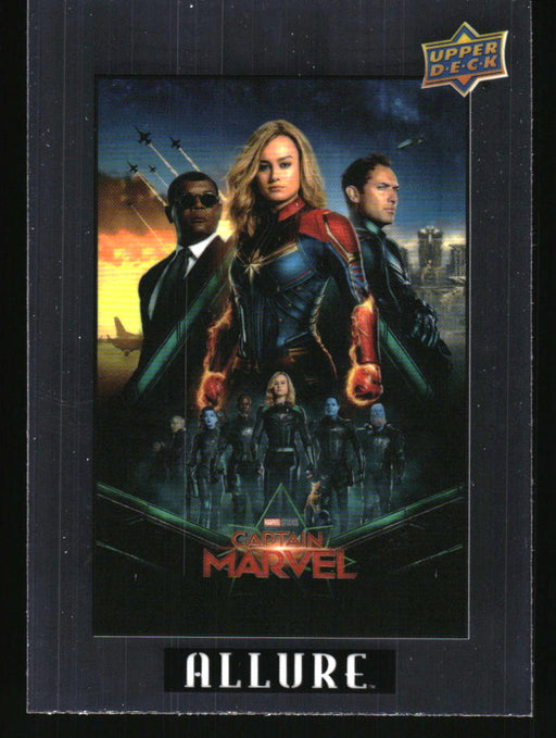 Captain Marvel 2022 Upper Deck Marvel Allure Front of Card