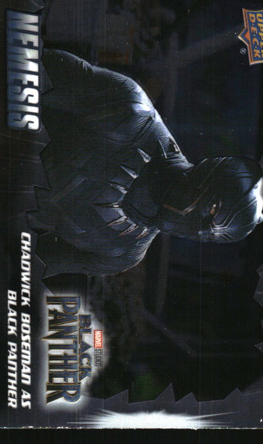 Chadwick Boseman as Black Panther 2022 Upper Deck Marvel Allure Front of Card