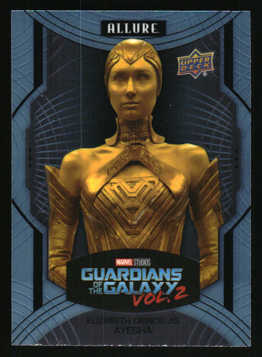 Elizabeth Debicki as Ayesha 2022 Upper Deck Marvel Allure Front of Card