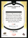 Elizabeth Debicki as Ayesha 2022 Upper Deck Marvel Allure Back of Card
