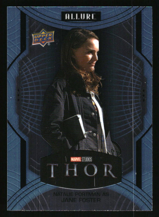 Natalie Portman as Jane Foster 2022 Upper Deck Marvel Allure Front of Card