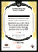 Chris Evans as Captain America 2022 Upper Deck Marvel Allure Back of Card
