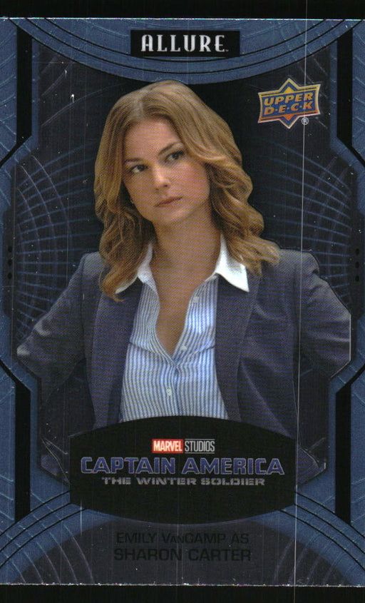 Emily VanCamp as Agent 13 2022 Upper Deck Marvel Allure Front of Card