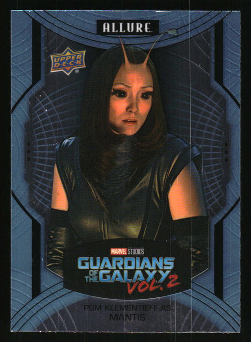 Pom Klementieff as Mantis 2022 Upper Deck Marvel Allure Front of Card