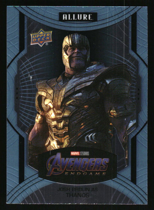 Josh Brolin as Thanos 2022 Upper Deck Marvel Allure Front of Card