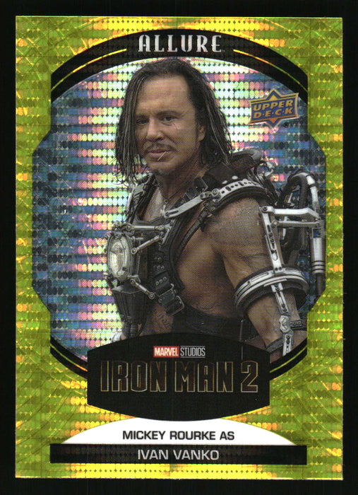 Mickey Rourke as Ivan Vanko 2022 Upper Deck Marvel Allure Front of Card