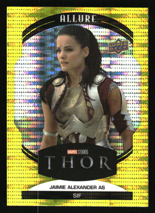 Jaimie Alexander as Sif 2022 Upper Deck Marvel Allure Front of Card