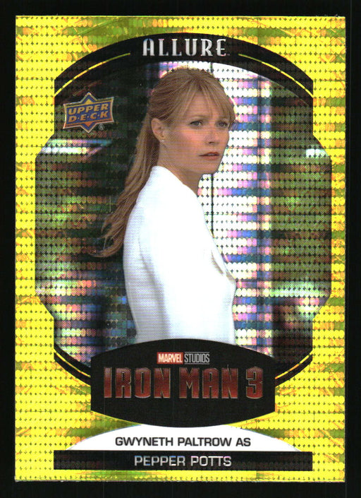 Gwyneth Paltrow as Pepper Potts 2022 Upper Deck Marvel Allure Front of Card