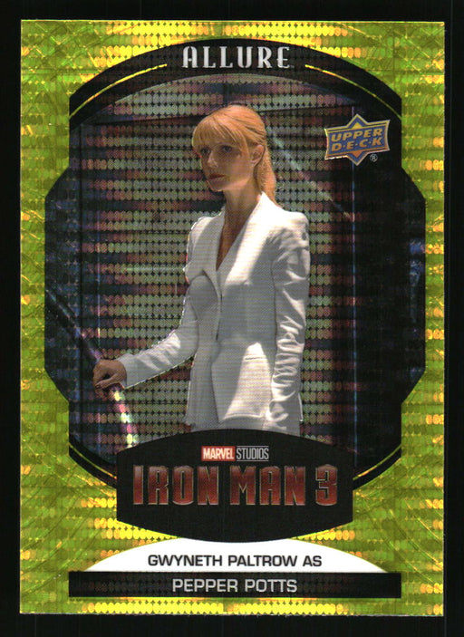 Gwyneth Paltrow as Pepper Potts 2022 Upper Deck Marvel Allure Front of Card