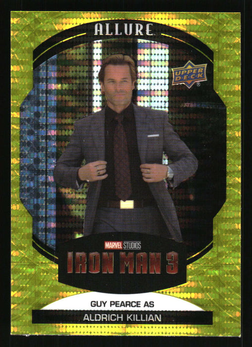 Guy Pearce as Aldrich Killian 2022 Upper Deck Marvel Allure Front of Card