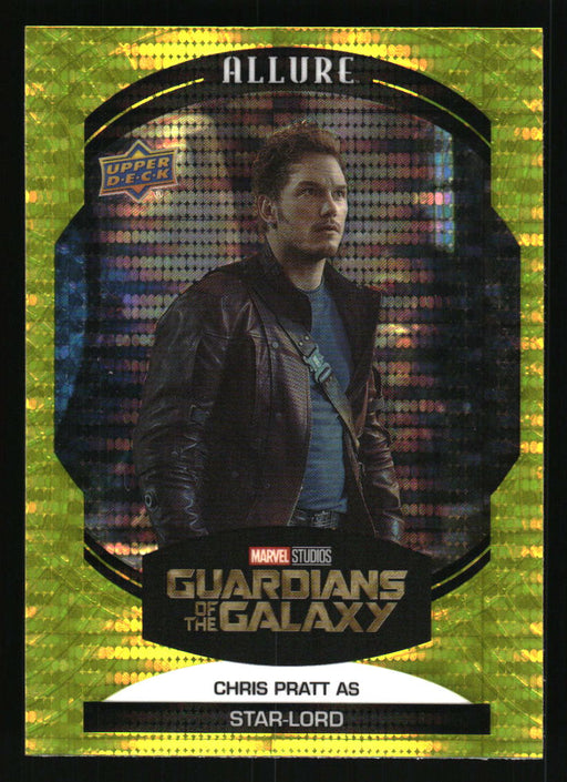 Chris Pratt as Star-Lord 2022 Upper Deck Marvel Allure Front of Card