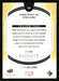 Chris Pratt as Star-Lord 2022 Upper Deck Marvel Allure Back of Card