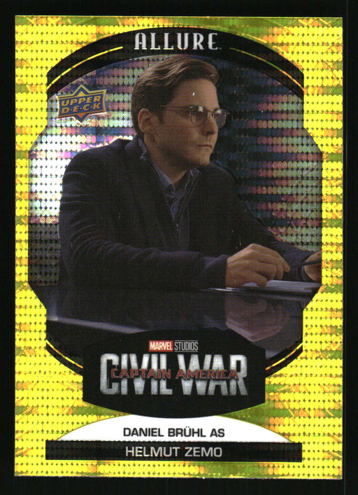 Daniel Bruhl as Zemo 2022 Upper Deck Marvel Allure Front of Card