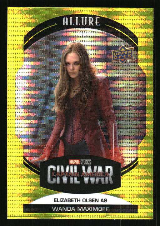 Elizabeth Olsen as Wanda Maximoff 2022 Upper Deck Marvel Allure Front of Card