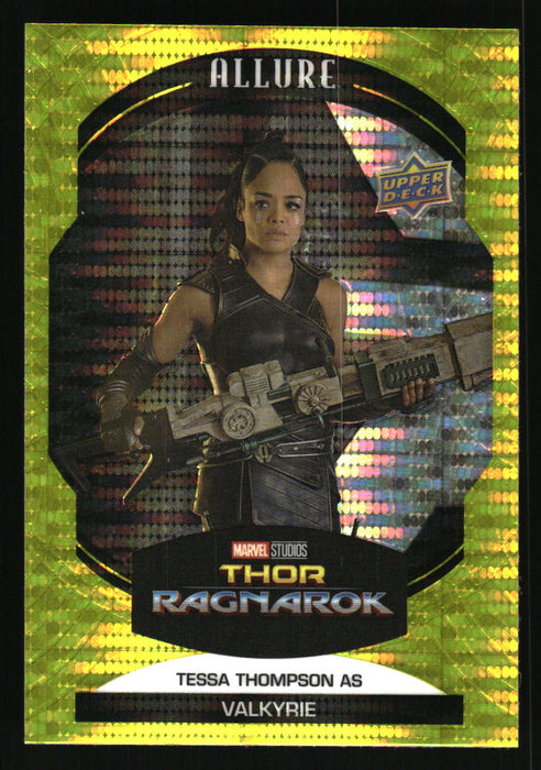 Tessa Thompson as Valkyrie 2022 Upper Deck Marvel Allure Front of Card