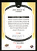 Josh Brolin as Thanos 2022 Upper Deck Marvel Allure Back of Card
