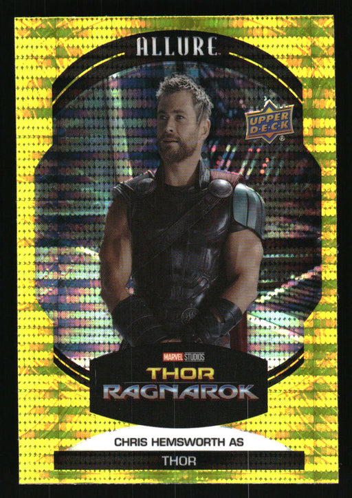 Chris Hemsworth as Thor 2022 Upper Deck Marvel Allure Front of Card