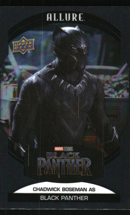 Chadwick Boseman as Black Panther 2022 Upper Deck Marvel Allure Front of Card