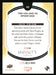 Tom Holland as Spider-Man 2022 Upper Deck Marvel Allure Back of Card