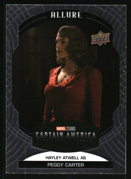 Hayley Atwell as Peggy Carter 2022 Upper Deck Marvel Allure Front of Card