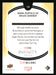 Mark Ruffalo as Hulk 2022 Upper Deck Marvel Allure Back of Card